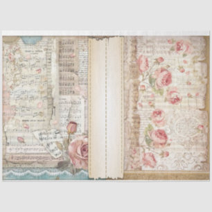 Papel De Seda Design série Primavera de Chique Vintage 4