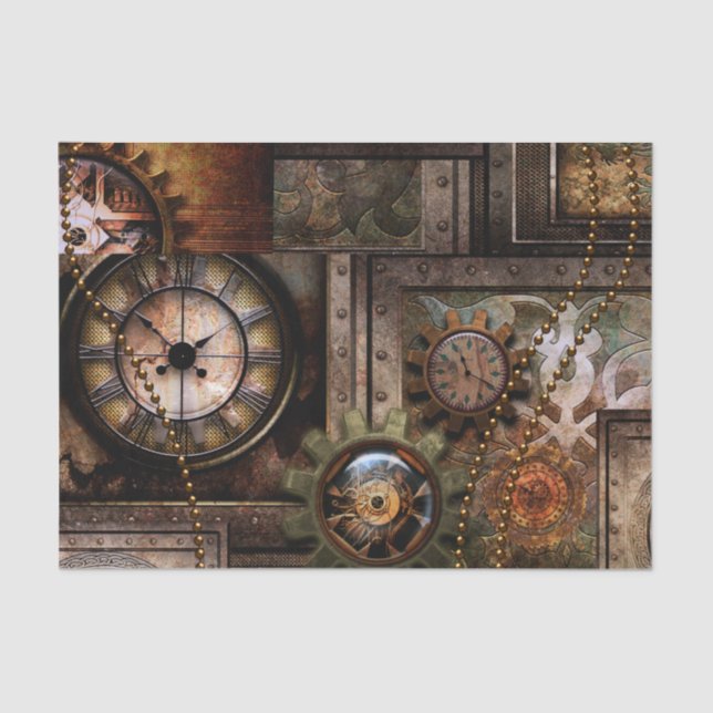 Papel De Seda Design steampunk maravilhoso (Frente )