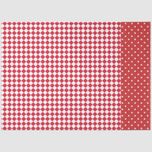 Papel De Seda Designer de Quadro de Verificação da Bolinhas Bran