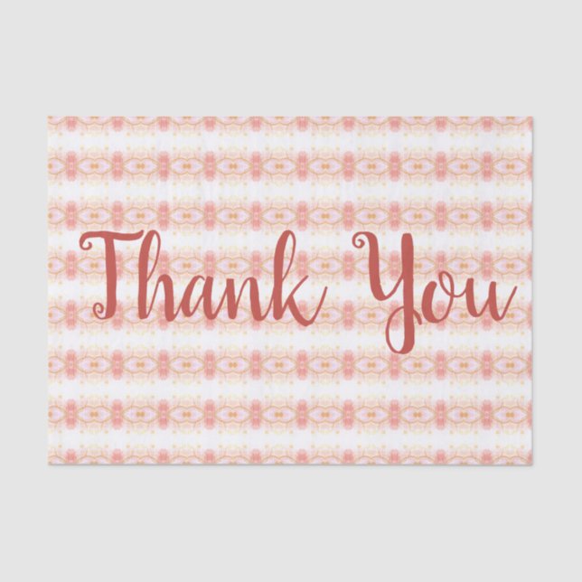 Papel De Seda Designer Padrão Coral (Frente )