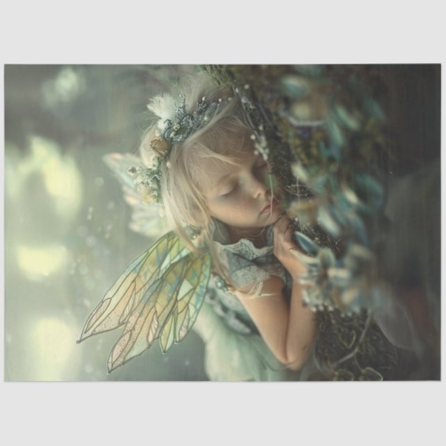 Papel De Seda Desliga Fantasia Infantil Fada Com Asas (Frente )
