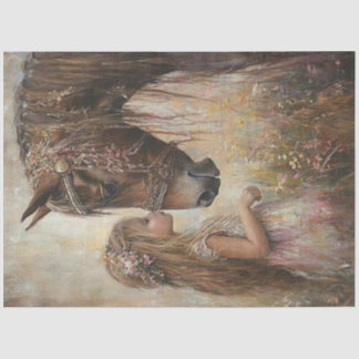 Papel De Seda Desliga o Cavalo Árabe Karis Fortune & Ella