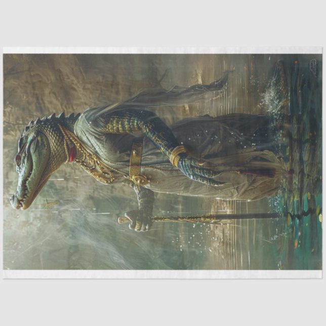 Papel De Seda Desligador de estilo egípcio (Frente )