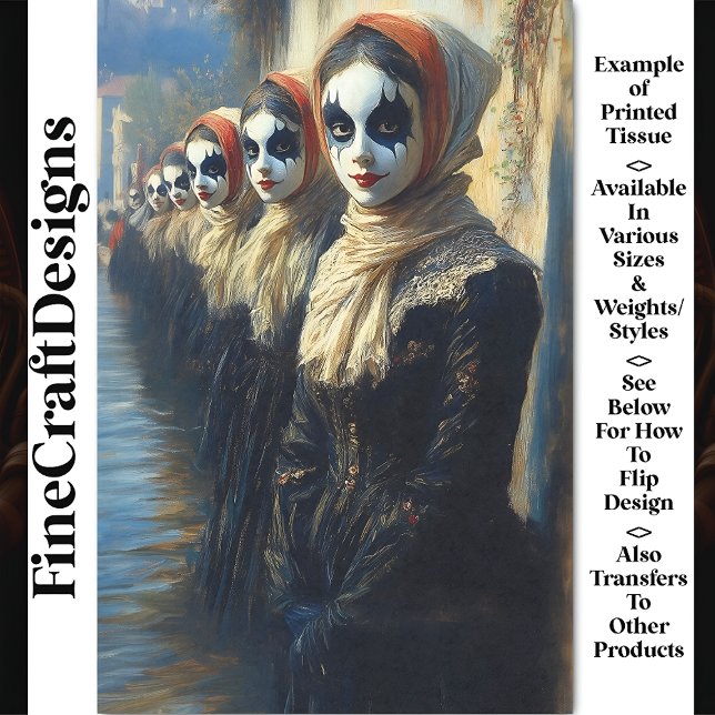 Papel De Seda Desligamento BJ9 dos Atores de Face Pintados do Ca (Criador carregado)