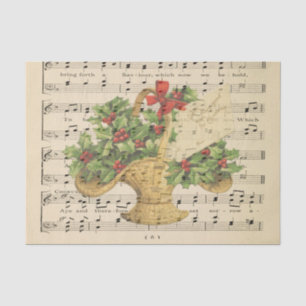 Papel De Seda Desligamento da Folha de Música do Bolso de Presen
