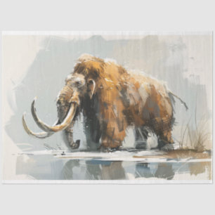 Papel De Seda Desligamento da Ilustração Mama Majestosa Wooly