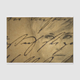 Papel De Seda Desligamento da Letra 