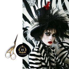 Papel De Seda Desligamento da Moda Gótica