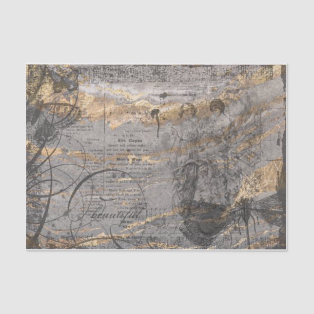 Papel De Seda Desligamento das Senhoras Marble (Frente )