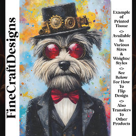 Papel De Seda Desligamento de Cachorro Nu Z3 Colorido Moderno e 