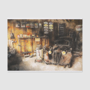 Papel De Seda Desligamento de Carros Clássicos Vintage