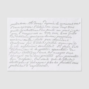 Papel De Seda Desligamento de Cinzas de Vintage em francês
