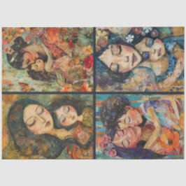 Papel De Seda Desligamento de Colagem de Crianças-Mãe 2