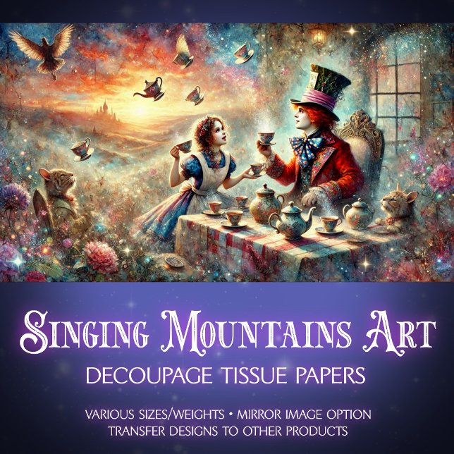 Papel De Seda Desligamento de festas de chá de chapéu branco (Criador carregado)