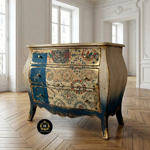 Papel De Seda Desligamento de Linha Vermelha Azul Textura Rústic