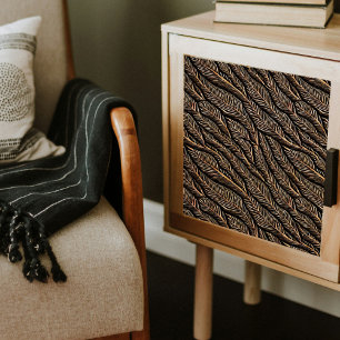 Papel De Seda Desligamento de Padrão de Folhas de Onda