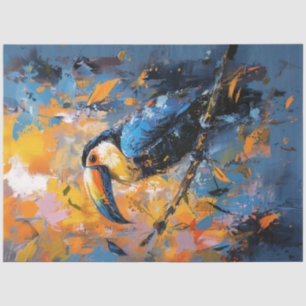 Papel De Seda Desligamento de Pintura de Óleo Toucano