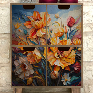 Papel De Seda Desligamento de Sangue Pintado