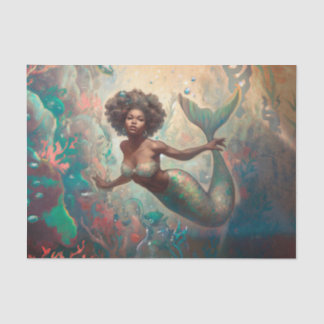 Papel De Seda Desligamento de Sereias de Vintage