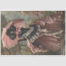 Papel De Seda Desligamento de Vintagem de Boho Preto Padrão