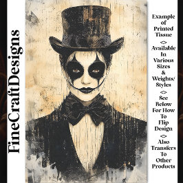 Papel De Seda Desligamento do Carnaval de Vintage do Carnaval de