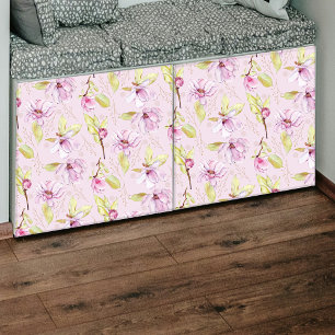 Papel De Seda Desligamento do padrão de flores da Magnolia