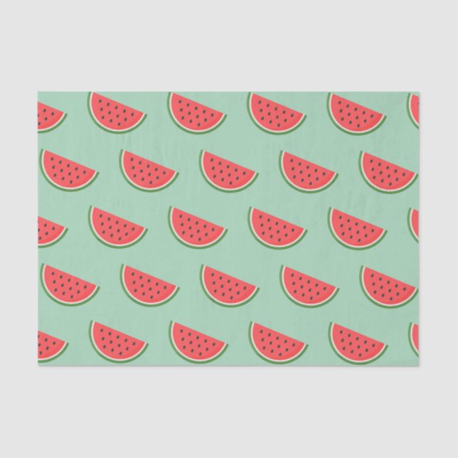 Papel De Seda Desligamento do Padrão de Fruta das Fatias de Wate (Frente )