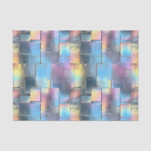 Papel De Seda Desligamento Iridescente de Aniversário de Casamen