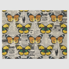 Papel De Seda Desligar Catálogo de Vintage e Borboletas