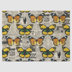 Papel De Seda Desligar Catálogo de Vintage e Borboletas