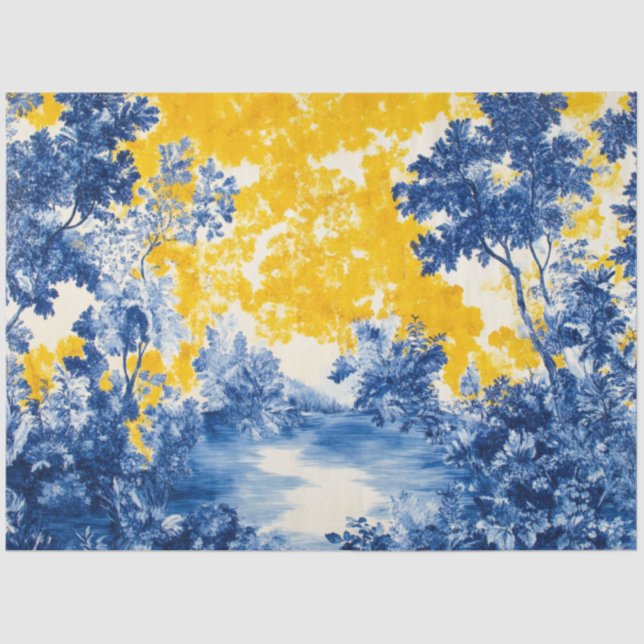 Papel De Seda Desligar Design de Wallpaper Contemporâneo Francês (Frente )