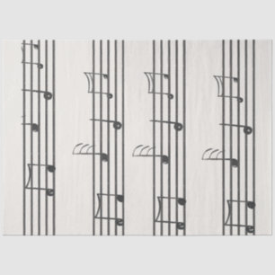 Papel De Seda Desligar Folhas de Notas Musicais