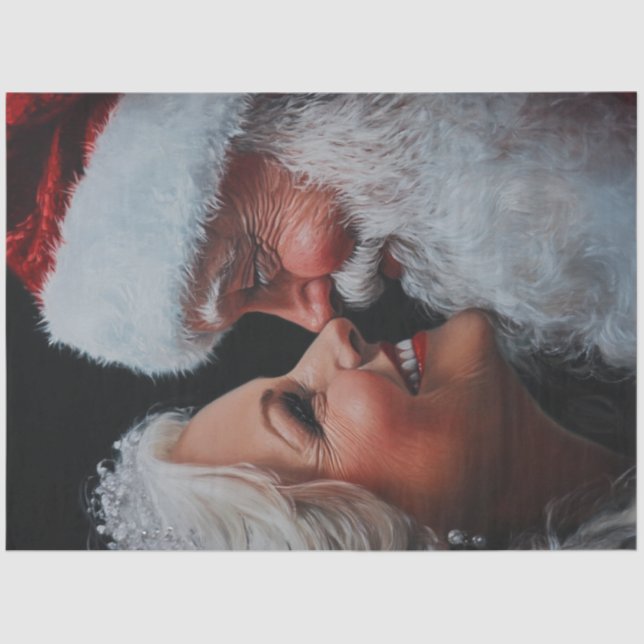 Papel De Seda Desligar o Sr. e a Sra. Claus Verificar (Frente )