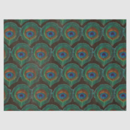 Papel De Seda Desligar Olhos Verdes Grandes de Penas de Peacock