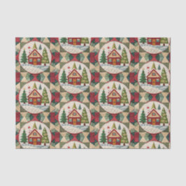 Papel De Seda Desligar Padrão de Filtro de natais vintages