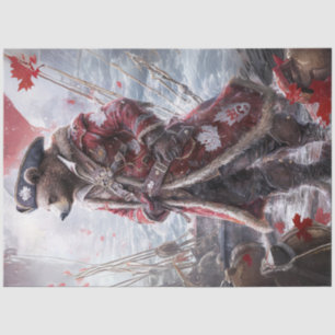 Papel De Seda Desligar Urso Pirata Canadense no Mar