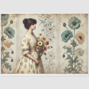 Papel De Seda Desnupage Floral Vitoriana da Femme