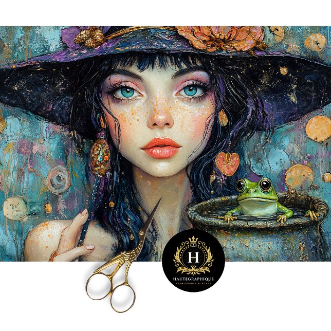 Papel De Seda Desnute de Dia das Bruxas e Sapos (Criador carregado)