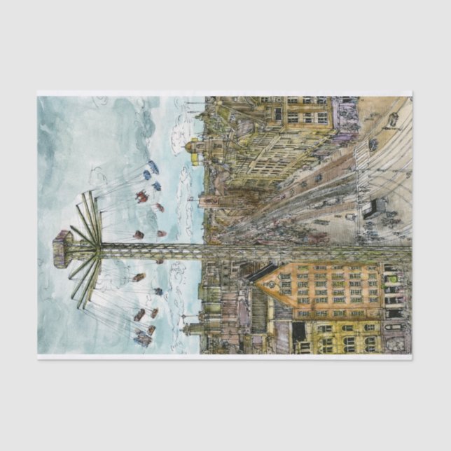 Papel De Seda Destinos| Cilindrada europeia (Frente )