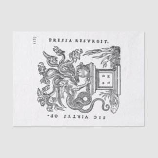 Papel De Seda Desvinculação de arte do dragão de vinage
