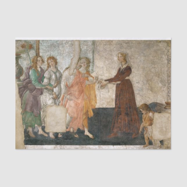 Papel De Seda Desvinculação de Botecelli (Frente )