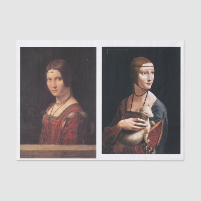 Papel De Seda Desvinculação de mulheres da arte clássica (Frente )