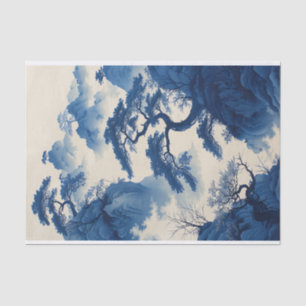 Papel De Seda Desvinculação de pintura em árvore Bonsai