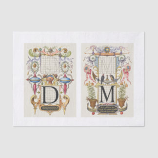 Papel De Seda Desvinculação do jardim de caligrafia