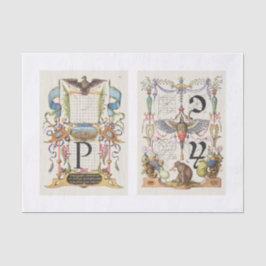 Papel De Seda Desvinculação do jardim de caligrafia