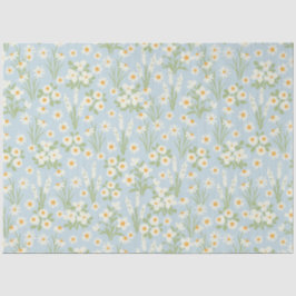 Papel De Seda Desvinculação floral Vintage Blush Daisy