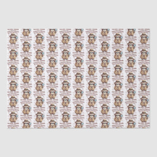 Papel De Seda "Detetive Sloth" Sloth Private Eye