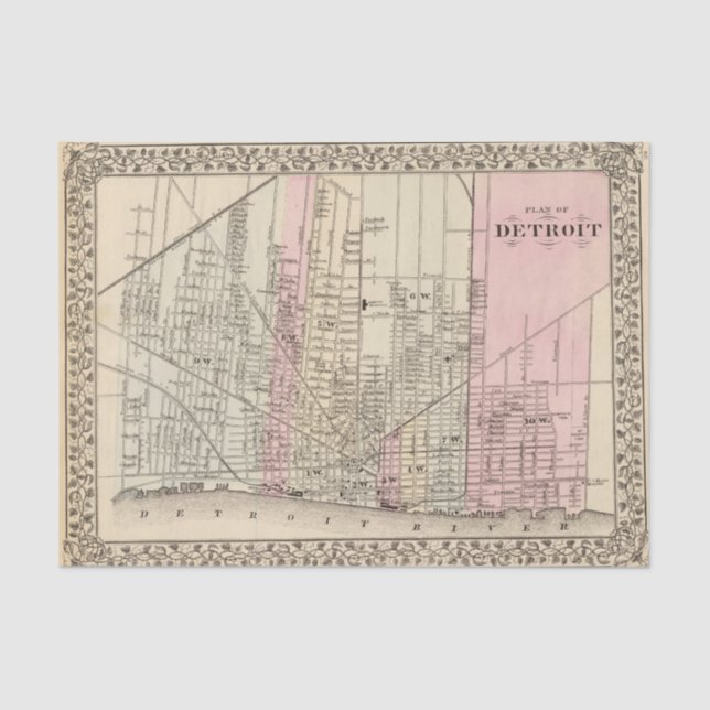 Papel De Seda Detroit (Frente )