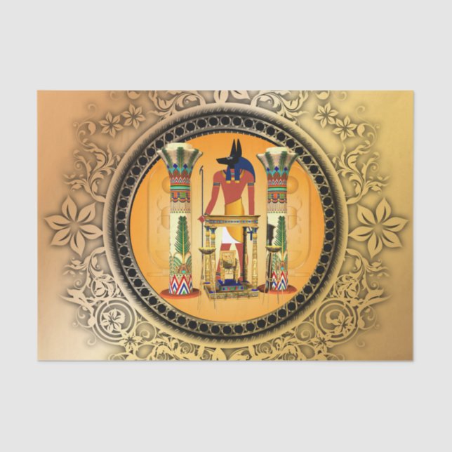 Papel De Seda Deus Anubis (Frente )