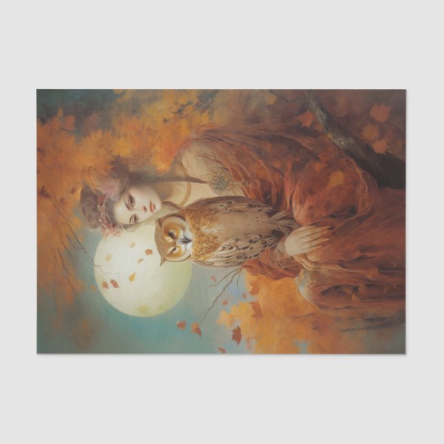 Papel De Seda Deusa do outono (Frente )